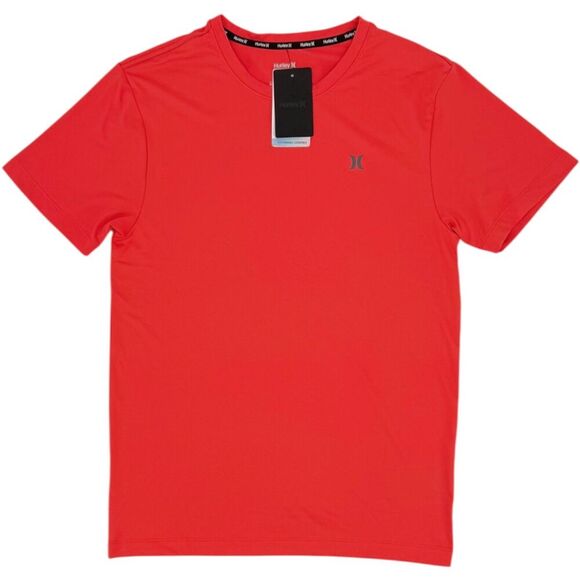 NWT Hurley Exist Short Sleeve Performance Graphic Tee Orange Red Small - Picture 1 of 9